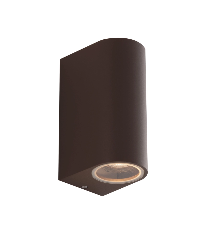 APPLIQUE "ONE" PER ESTERNO BIEMISSIONE LUMINOSA CORTEN, 35W